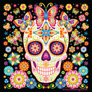Mandalas de Calaveras A Color