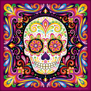 Mandalas de Calaveras Con Color