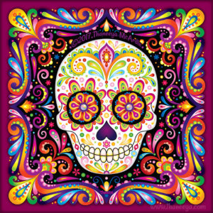 Mandalas de Calaveras Con Color