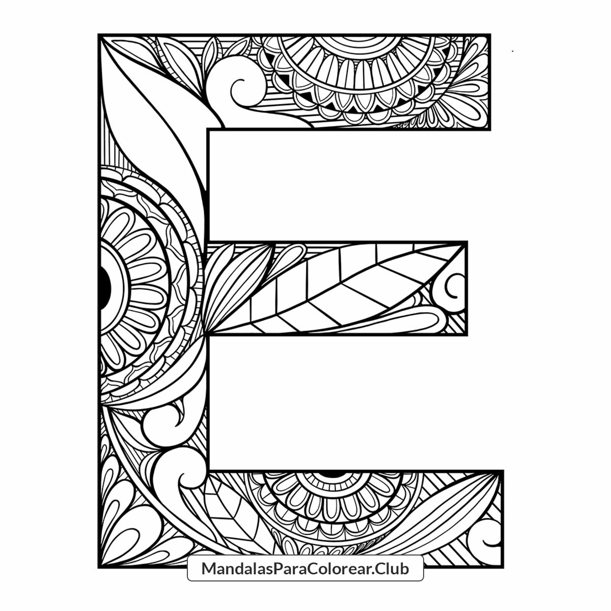 → Mandala Letra E estilo Zentangle para imprimir en PDF PNG mandala-letra-e-estilo-zentangle-para-imprimir-en-pdf-png